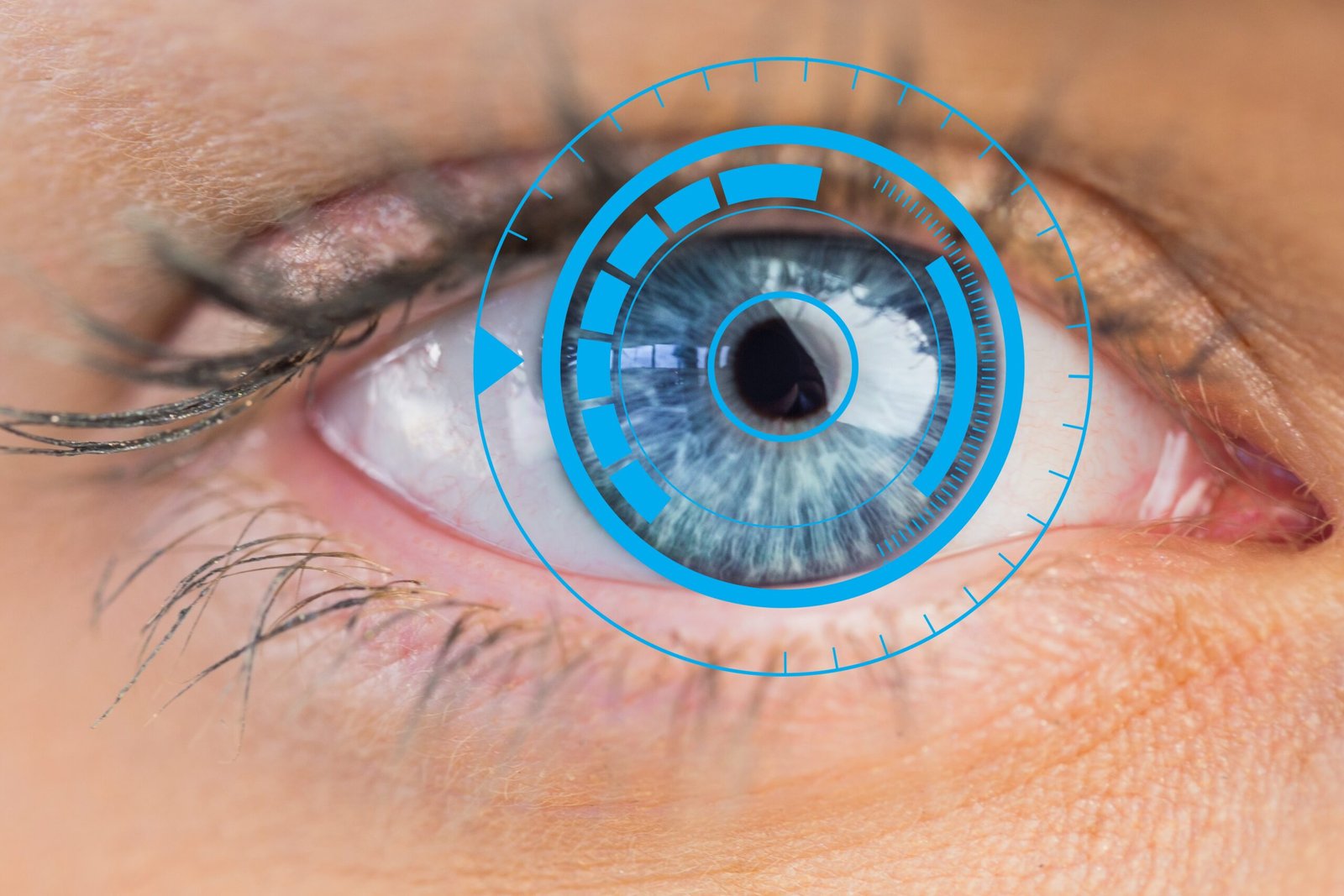 Ophthalmology in Bangalore lasik & refractive surgery in banglore gorgeous blue eyes close up computer tech
