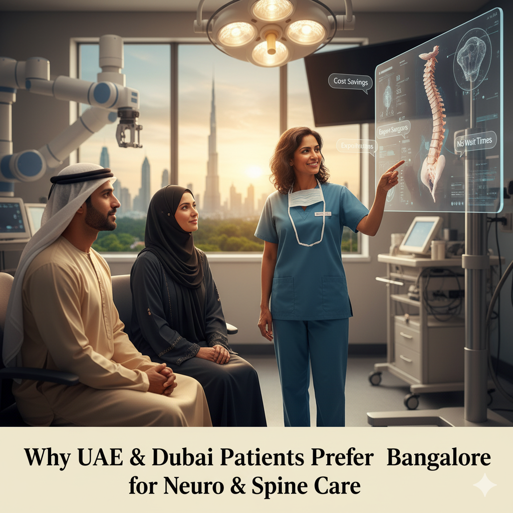 why uae & dubai patients prefer bangalore for neuro & spine care